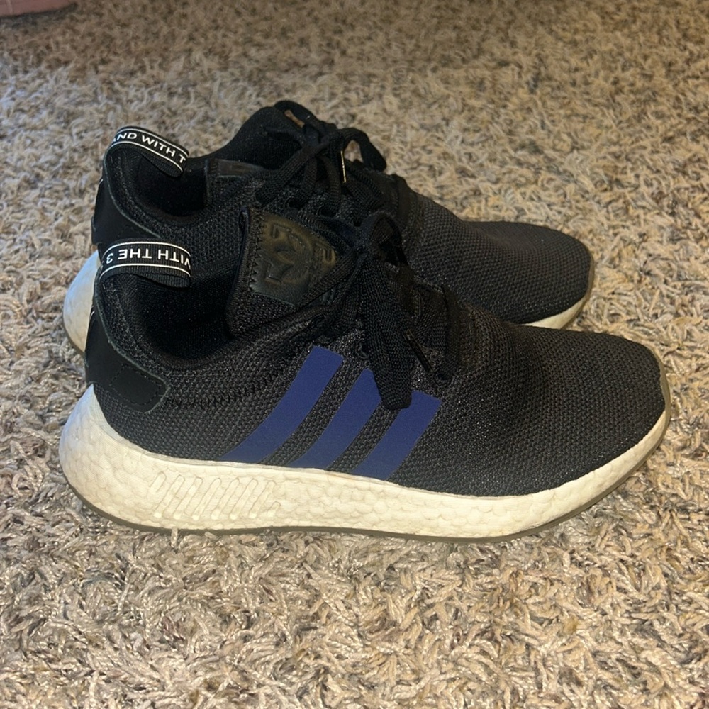 Adidas Boost NMD R2 Core Black Navy Sneakers​​​